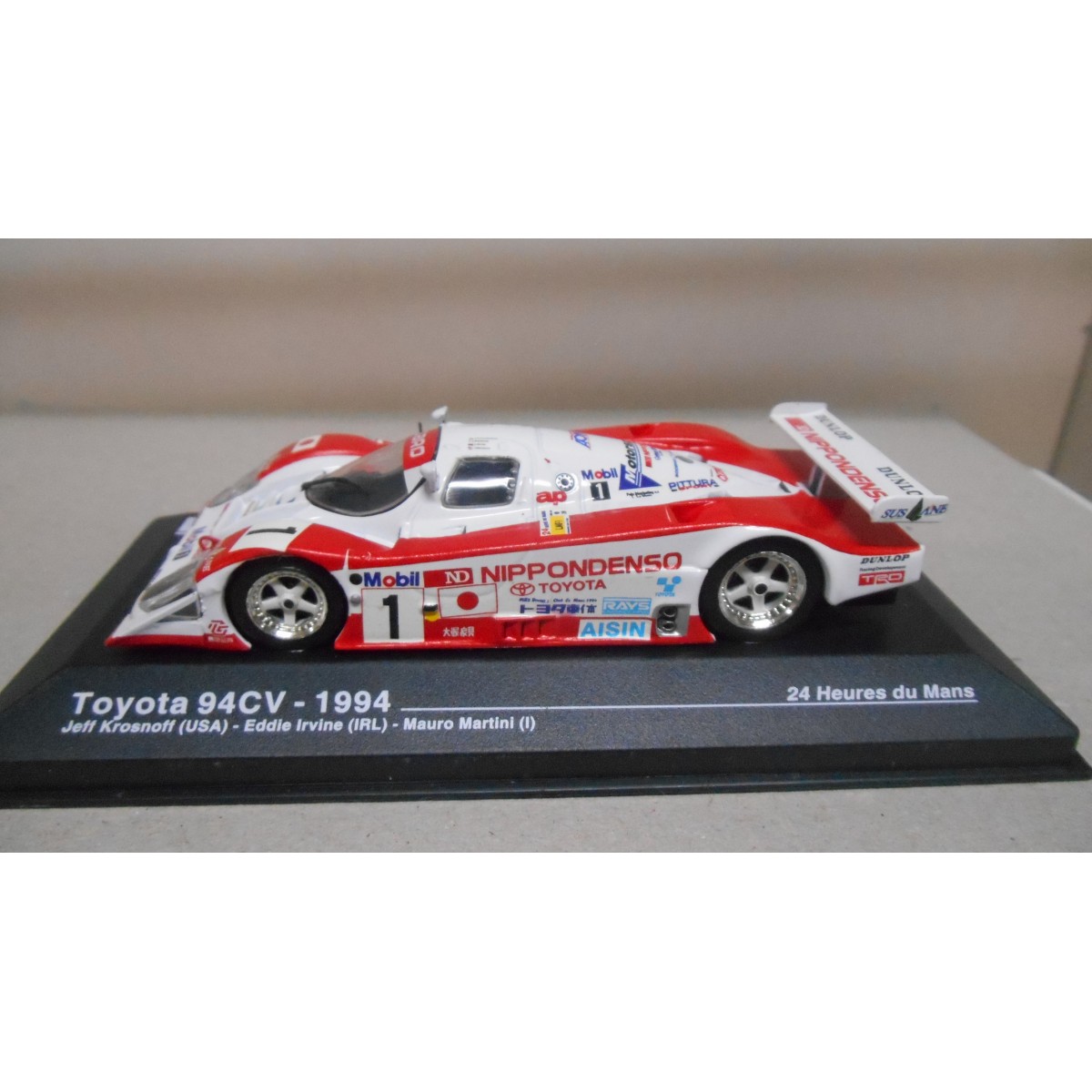 Toyota 94cv 24 H Le Mans 1994 Krosnoff Irvine Martini 143 Altaya Ixo