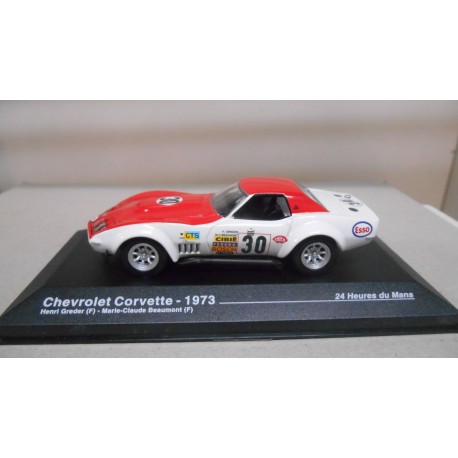 CHEVROLET CORVETTE C3 24 H LE MANS 1973 GREDER-BEAUMONT 1:43 ALTAYA IXO