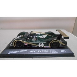 BENTLEY EXP8 2001 24 H LE MANS WALLACE-LEITZINGER-VAN DE POELE 1:43 ALTAYA IXO