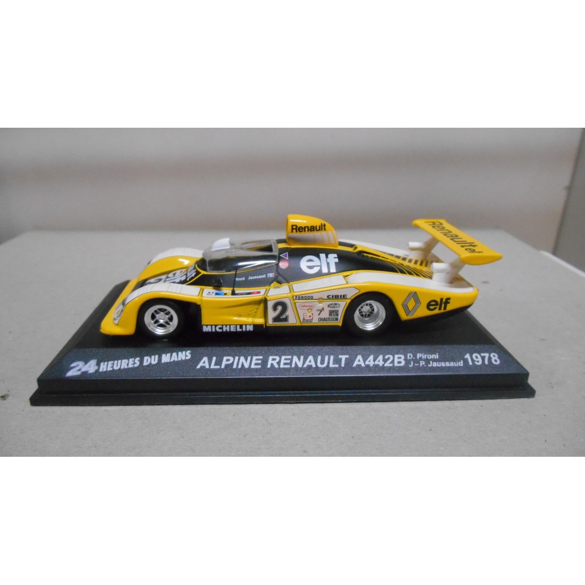 ALPINE-RENAULT A442B WIN 1978 24 H LE MANS JAUSSAUD-PIRONI 1:43