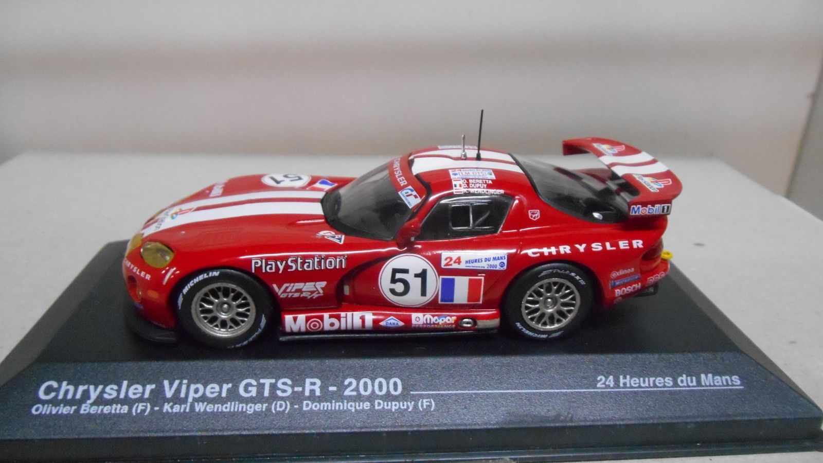 Chrysler Viper GTS-R #51 Winner LMGTS Le Mans 2000 1/43e