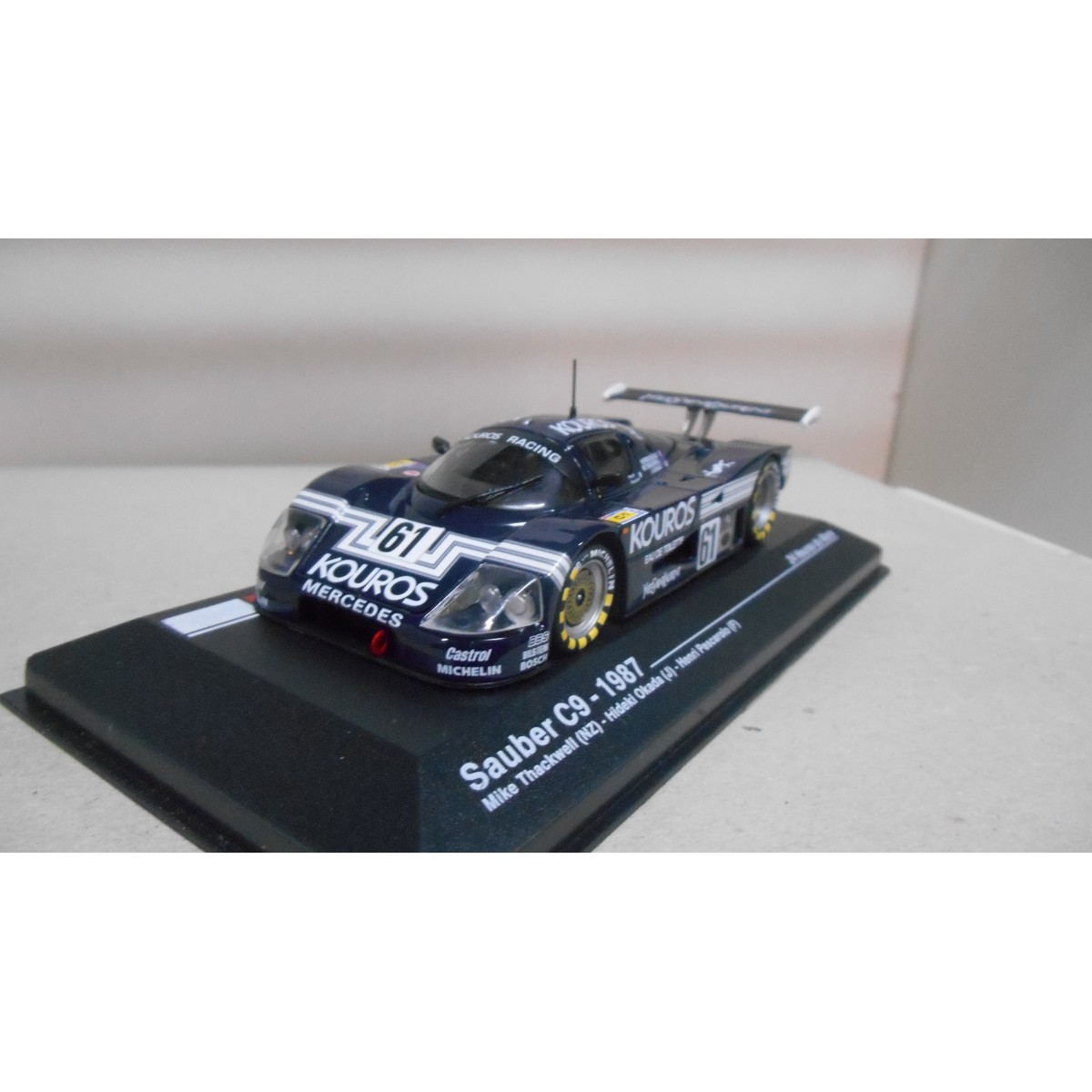 Maquette De Voiture De Collection Sauber C9 N°61 Le Mans 1987 Pescarolo Altaya échelle 1:43 - Marque IXO - Occasion