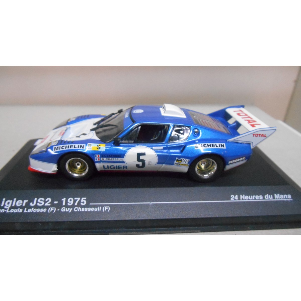 24h Le Mans 1975 - #5 LIGIER JS2 : Lafosse Chasseuil - 1/43 Die-cast