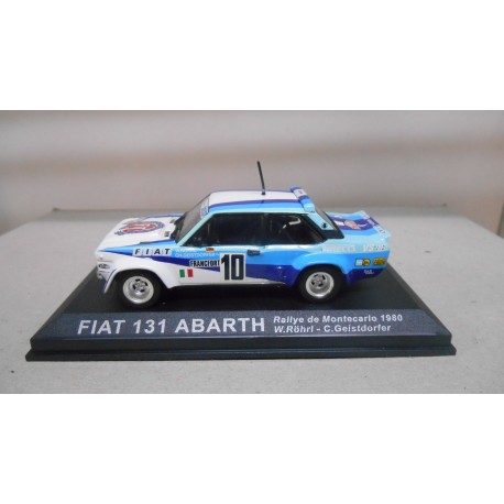 FIAT 131 ABARTH RALLY MONTE CARLO 1980 ROHRL 1:43 ALTAYA IXO