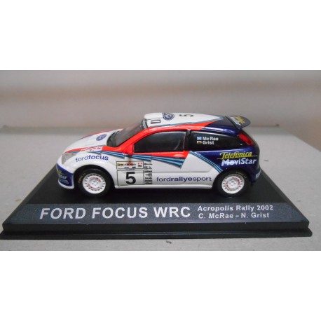 FORD FOCUS WRC RALLY ACROPOLIS 2002 C.MCRAE 1:43 ALTAYA IXO - BCN