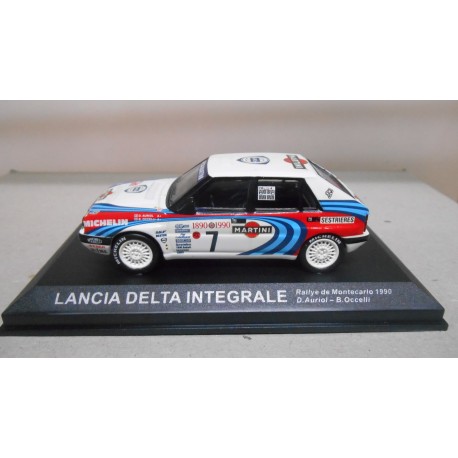 LANCIA DELTA INTEGRALE WIN RALLY MONTE CARLO 1990 AURIOL 1:43 ALTAYA IXO