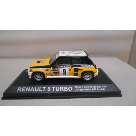 RENAULT 5 TURBO WIN RALLY MONTE CARLO 1981 J.RAGNOTTI 1:43 ALTAYA IXO