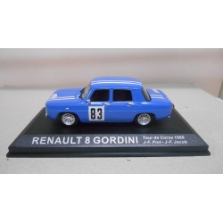 RENAULT 8 GORDINI WIN RALLY TOUR CORSE 1966 J-F PIOT 1:43 ALTAYA IXO