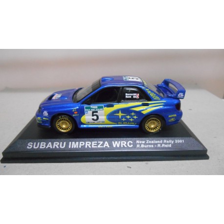 SUBARU IMPREZA WRC RALLY NEW ZEALAND 2001 R.BURNS 1:43 ALTAYA IXO