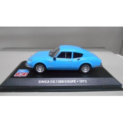 SIMCA CG 1300 COUPE 1973 BLUE BELLES SIMCA 1:43 ALTAYA IXO