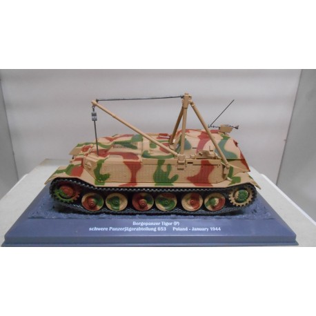 BERGEPANZER TIGER (P) 1944 GERMANY TANKS WW 2 1:43 ALTAYA IXO