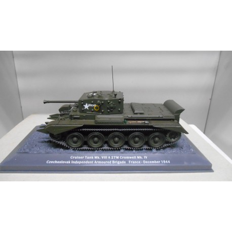 CRUISER TANK MK.VIII A27 M CROMWELL MK.IV CZ INDE UK 1944 TANKS WW 2 1:43 ALTAYA IXO