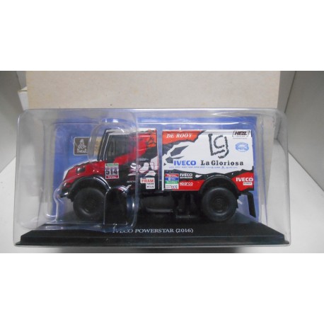 IVECO POWERSTAR DE ROOY RALLY DAKAR 2016 1:43 LUPPA IXO (BLISTER ABIERTO)