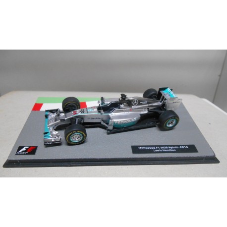 MERCEDES-BENZ W05 HYBRID FORMULA F1 WIN 2014 LEWIS HAMILTON 1:43 SALVAT IXO