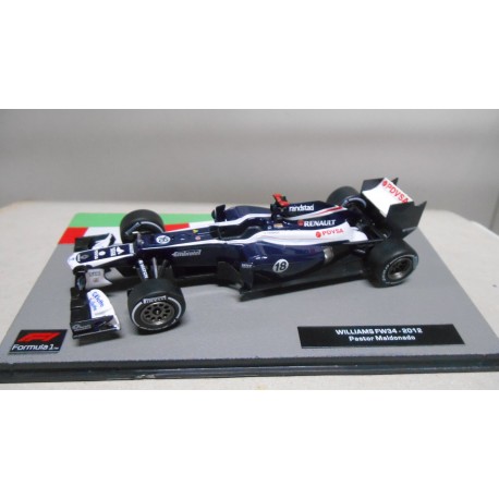 WILLIAMS FW34 FORMULA F1 2012 PASTOR MALDONADO 1:43 SALVAT IXO