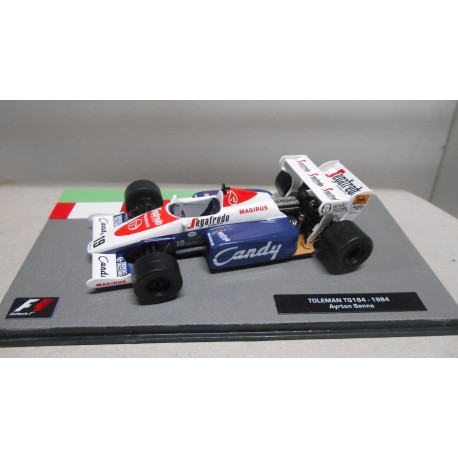 TOLEMAN TG184 FORMULA F1 1984 AYRTON SENNA 1:43 SALVAT IXO