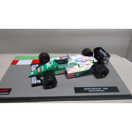 BENETTON B186 FORMULA F1 1986 GERHARD BERGER 1:43 SALVAT IXO