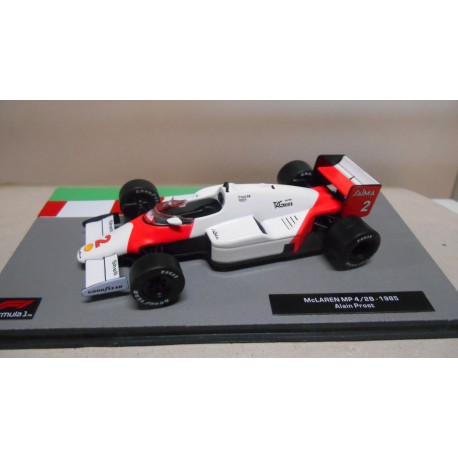 MCLAREN MP 4-2B FORMULA F1 WIN 1985 ALAIN PROST 1:43 SALVAT IXO
