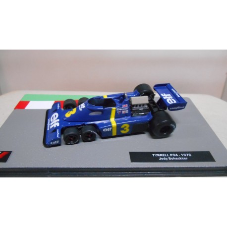 TYRRELL P34 FORMULA F1 1976 JODY SCHECKTER 1:43 SALVAT IXO