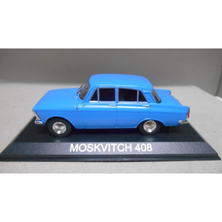 MOSKVITCH 408 BLUE 1:43 DeAGOSTINI IXO