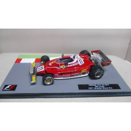 FERRARI 312 T2 FORMULA F1 WIN 1977 NIKI LAUDA BRAZIL GP 1:43 SALVAT IXO