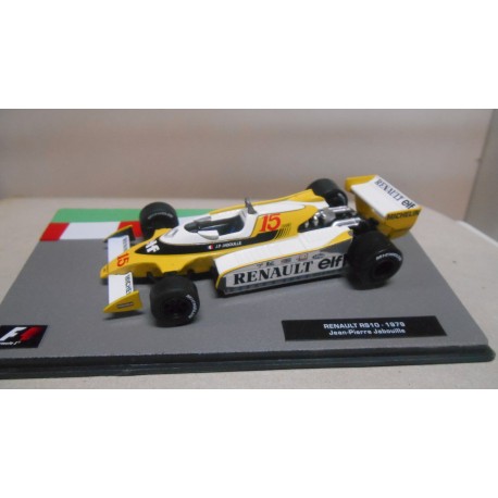 RENAULT RS10 FORMULA F1 1979 JEAN-PIERRE JABOUILLE 1:43 SALVAT IXO