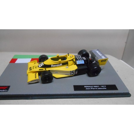 RENAULT RS01 FORMULA F1 1977 JEAN-PIERRE JABOUILLE 1:43 SALVAT IXO