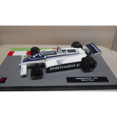 BRABHAM BT49 FORMULA F1 WIN 1981 NELSON PIQUET 1:43 SALVAT IXO
