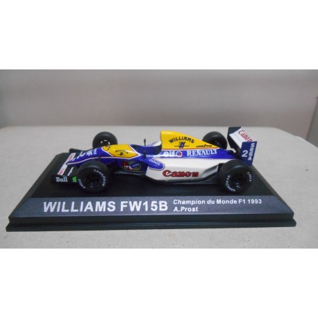 WILLIAMS FW15B FORMULA F1 WIN 1993 ALAIN PROST 1:43 ALTAYA IXO