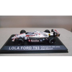 LOLA T93 FORD INDIANAPOLIS 500 MILES 1993 NIGEL MANSELL 1:43 ALTAYA IXO