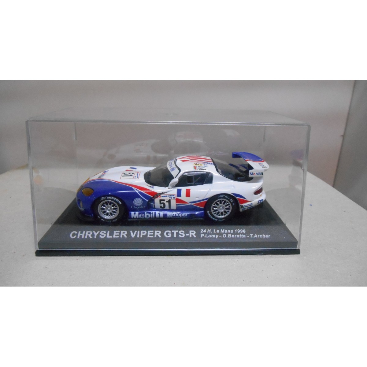 Chrysler Viper GTS-R #50 M.Duez - K.Wendlinger - P.Huisman Le Mans 1998 Ixo Models Ixo Lmm070