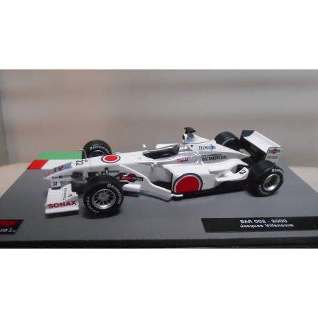 BAR 002 FORMULA F1 2000 JACQUES VILLENEUVE 1:43 SALVAT IXO