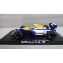 WILLIAMS FW14B RENAULT FORMULA F1 WIN 1992 NIGEL MANSELL 1:43 RBA IXO