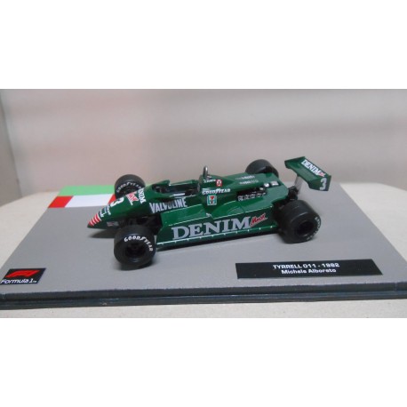 TYRRELL 011 FORMULA F1 1982 MICHELE ALBORETO 1:43 SALVAT IXO