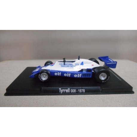 TYRRELL 008 FORMULA F1 1978 PATRICK DEPAILLER 1:43 RBA IXO