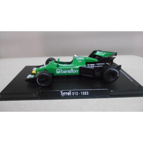 TYRRELL 012 FORMULA F1 1983 MICHELE ALBORETTO 1:43 RBA IXO