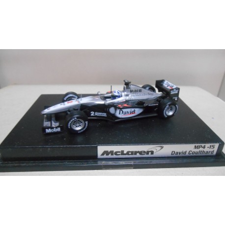 MCLAREN MP 4-15 FORMULA F1 2000 DAVID COULTHARD 1:43 HOT WHEELS