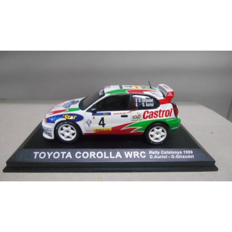 TOYOTA COROLLA WRC RALLY CATALUÑA 1999 D. AURIOL 1:43 ALTAYA IXO DEFECT/PEANA ROTA
