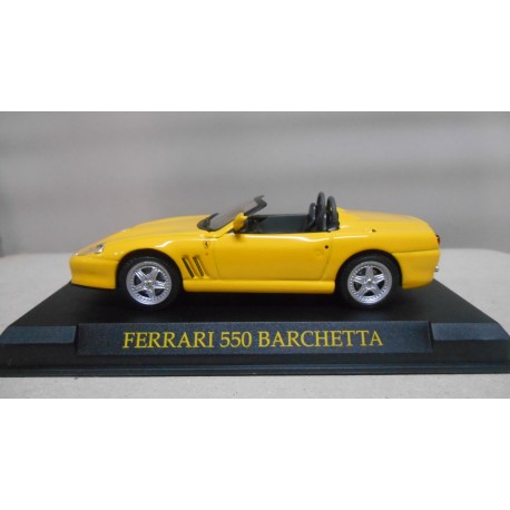 FERRARI 550 BARCHETTA YELLOW/AMARILLO 1:43 SALVAT IXO HARD BOX