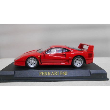 FERRARI F40 ROJO/RED 1:43 SALVAT IXO HARD BOX