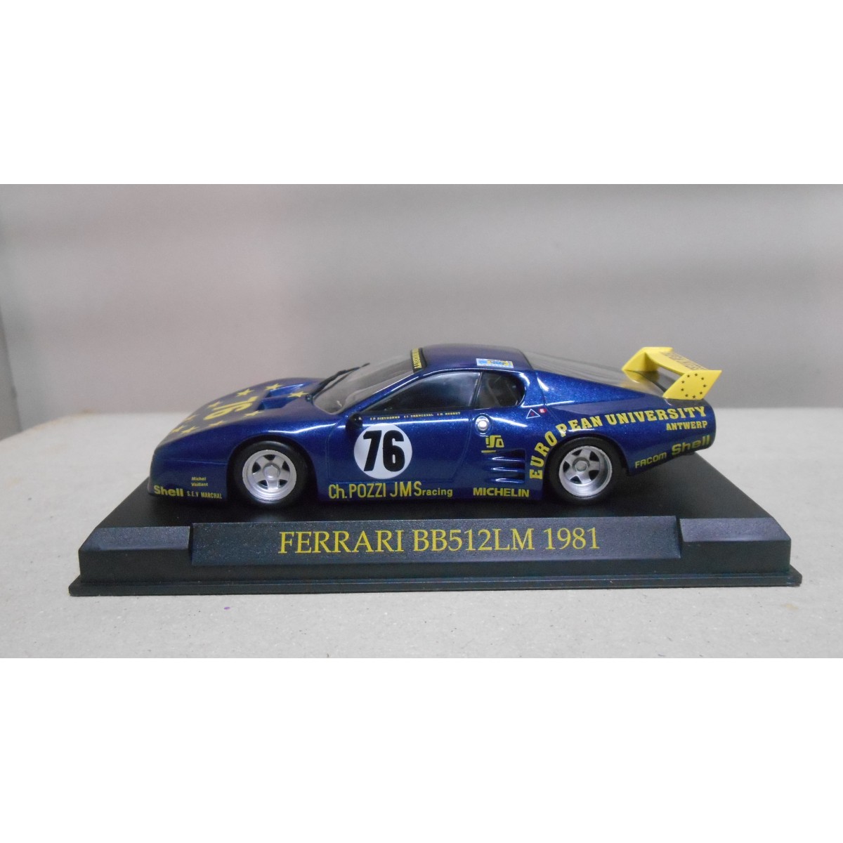 BEST-MODEL 9364 Ferrari 512 BB LM #76 Le Mans 1980 Dieudonne Xhenceval Regout 1 43