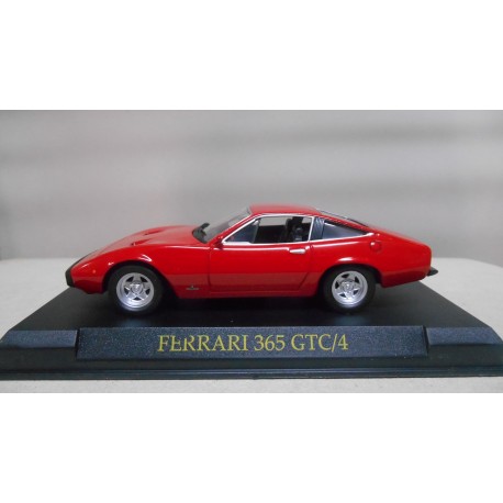FERRARI 365 GTC/4 ROJO/RED 1:43 SALVAT IXO HARD BOX - BCN STOCK CARS