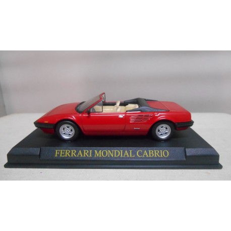 FERRARI MONDIAL CABRIO ROJO/RED 1:43 SALVAT IXO HARD BOX