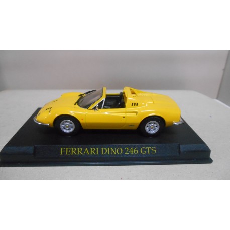 FERRARI DINO 246 GTS AMARILLO/YELLOW 1:43 SALVAT IXO HARD BOX