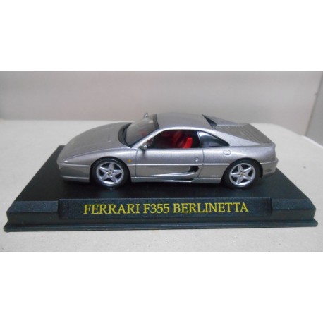 FERRARI F355 BERLINETTA GRIS/GREY 1:43 SALVAT IXO HARD BOX