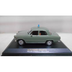 ALFA ROMEO GIULIETTA 1959 POLIZIA STRADALE ITALY 1:43 ALTAYA IXO