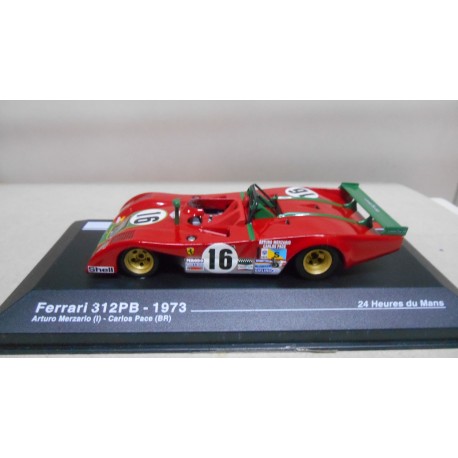 FERRARI 312 PB 24 H LE MANS 1973 MERZARIO-PACE 1:43 ALTAYA IXO