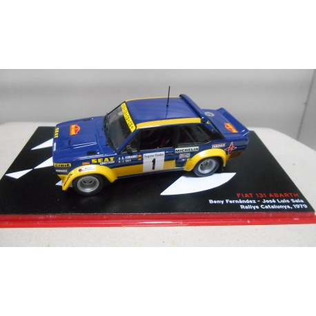 FIAT 131 ABARTH RALLY CATALUÑA 1979 BENY FERNANDEZ 1:43 ALTAYA IXO