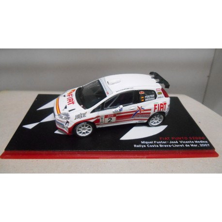 FIAT PUNTO S2000 RALLY COSTA BRAVA-LLORET 2007 MIQUEL FUSTER 1:43 ALTAYA IXO