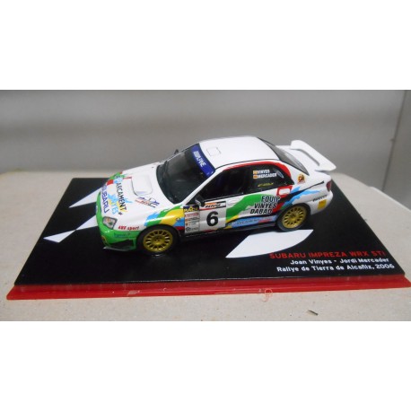 SUBARU IMPREZA WRX STi RALLY ALCAÑIZ 2006 JOAN VINYES 1:43 ALTAYA IXO